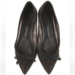 Tom Ford Mesh Net Ballet Flats Bow Shoes Size 9